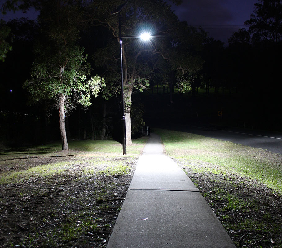 Supply and installation of Delta Solar Lights with Promenade Pole